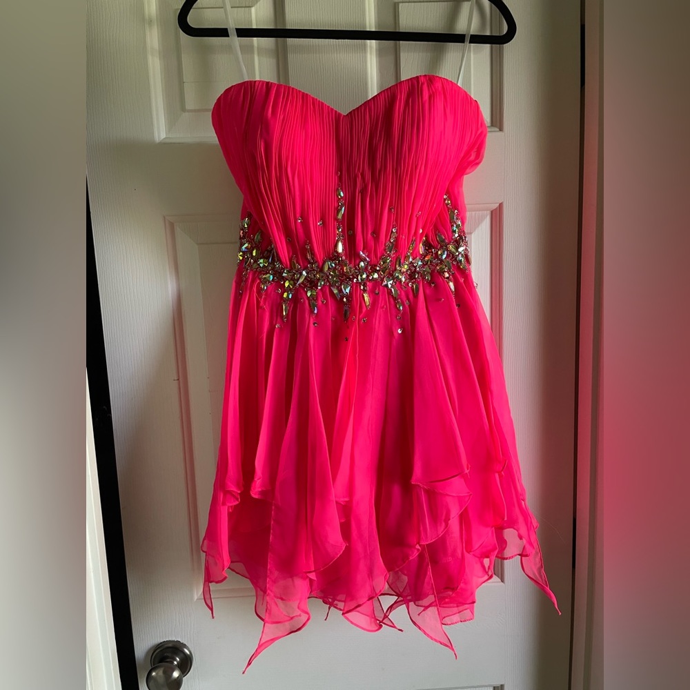 Cinderella Pink Semi Formal Dress Size:12
